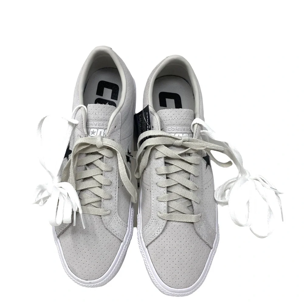 Converse One Star PRO Shoes Men’s Low Top Pale Putty Suede Size Sneakers 170072C - Picture 3 of 10